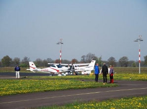 Flugplatz Tankstelle