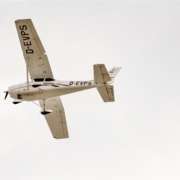 Foto Flugzeug von unten